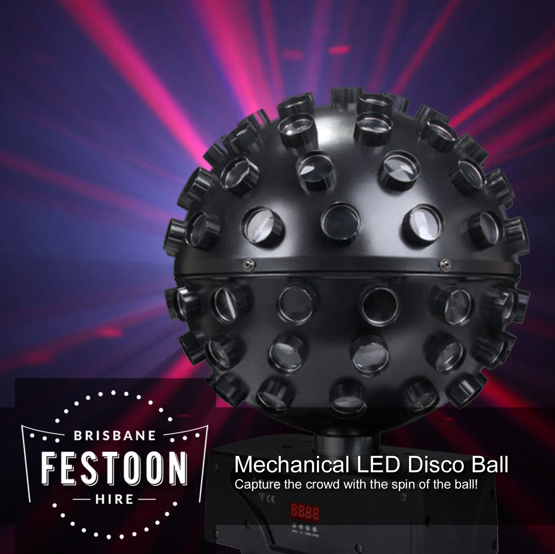 LED Disco Ball Hire