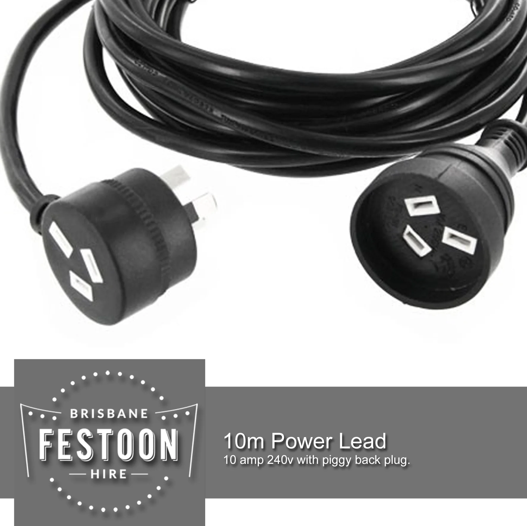 10m Power Lead Hire