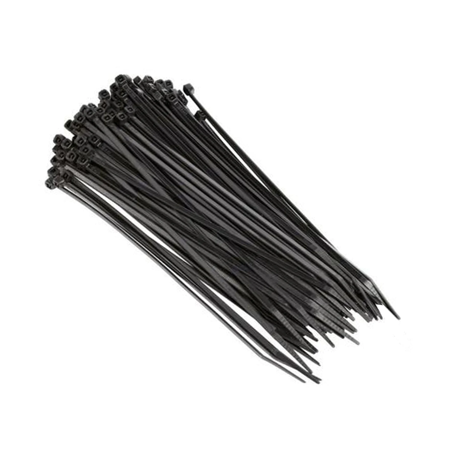 4.8mm x 30cm Black Cable Ties - 100 Pack