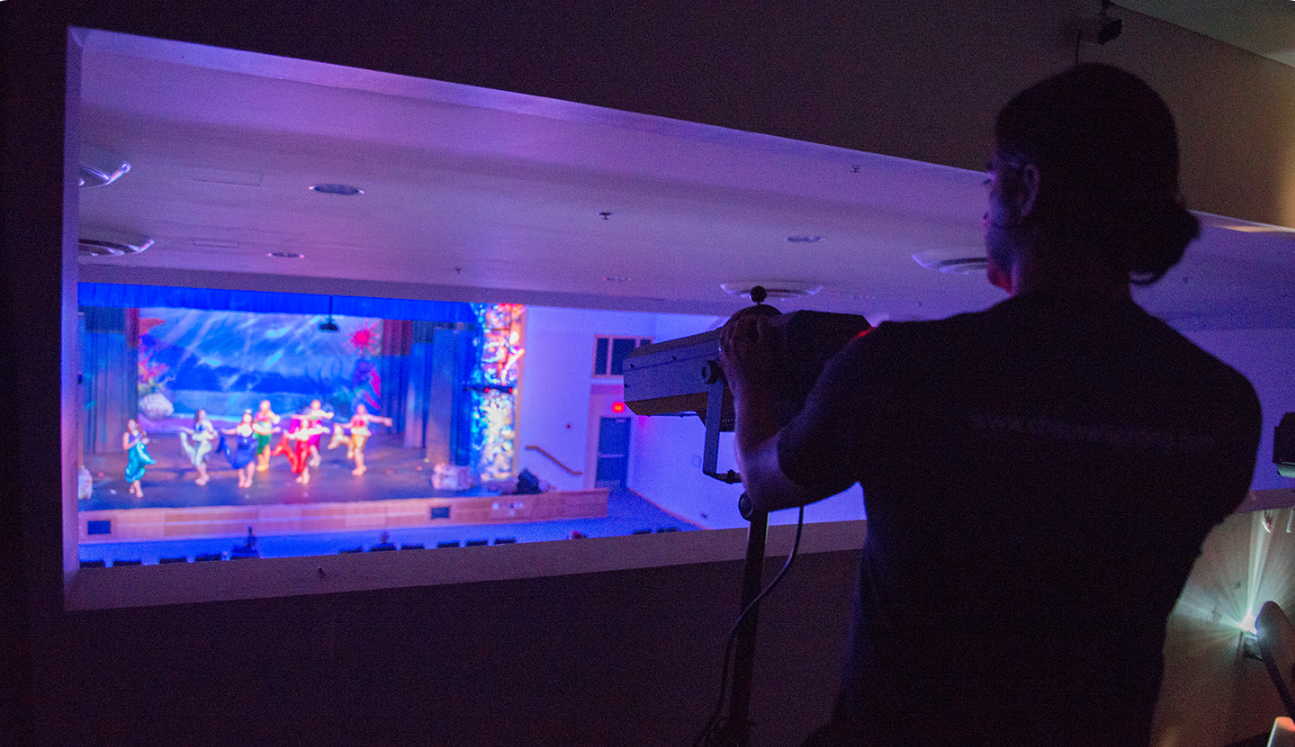 120 Watt LED Followspot Hire • Brisbane Festoon Hire • Lighting Hire ...