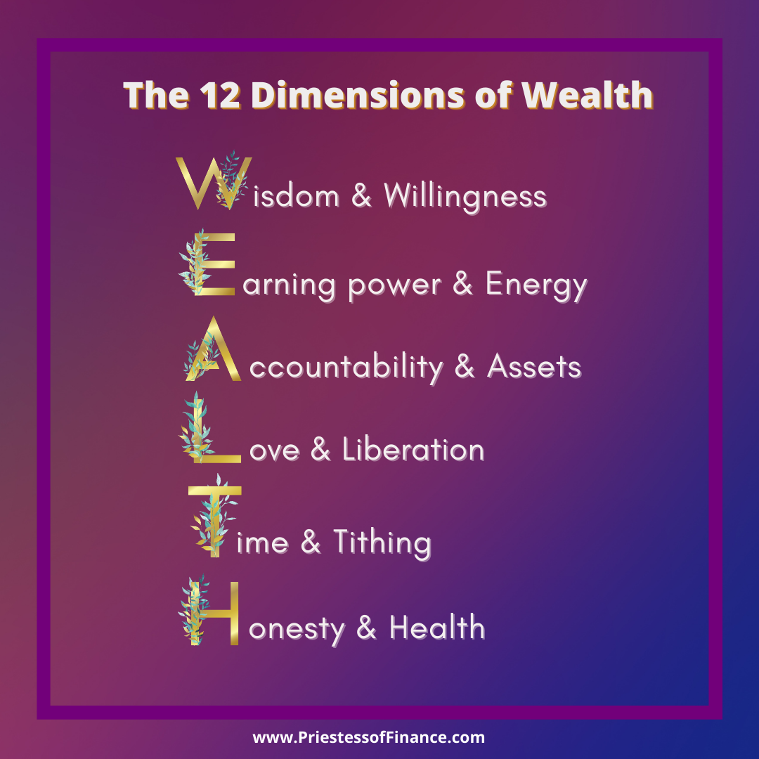 The 12 Dimensions of Wealth
