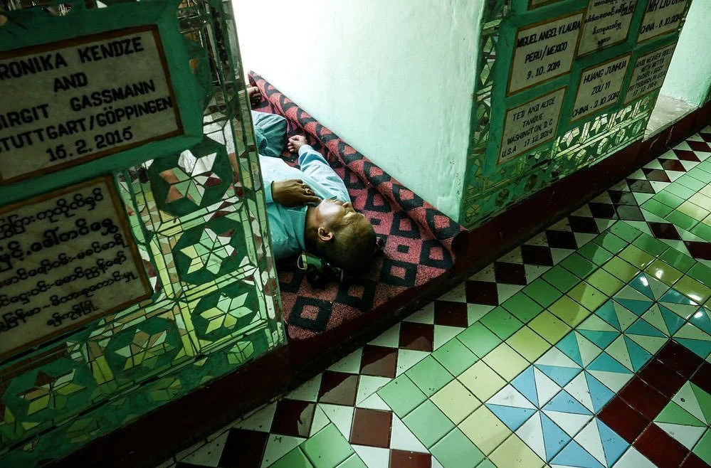 U Min Thonze cave pagoda, near Mandalay