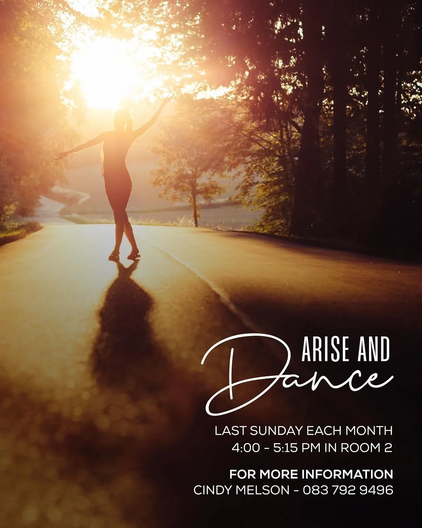 Hey DANCERS! 
Arise &amp; Dance will be happening on the last Sunday of every month - starting this week Sunday. Don&rsquo;t miss out on this amazing opportunity to worship &amp; grow in your dance ministry. ✨