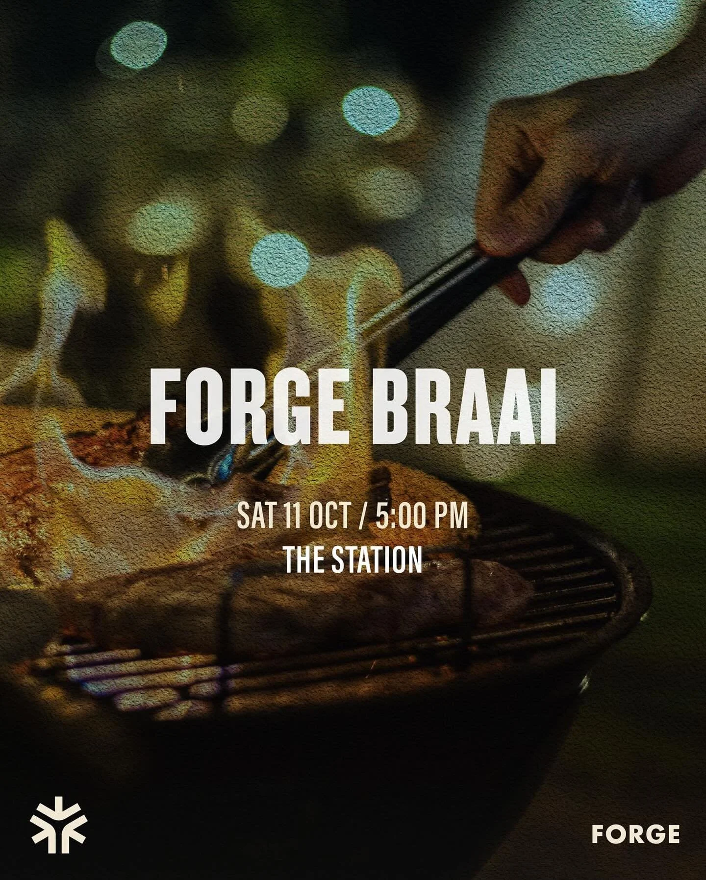 Young Adults! 
Forge is having a Bring &amp; Braai this Saturday the 11th October at 5pm at the Station! Bring some meat and anything else you enjoy at a braai! Looking forward to connecting!🔥