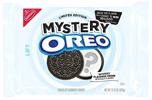 Oreo Limited Edition Mystery Chocolate Sandwich Cookies 