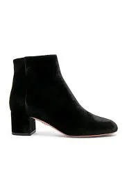 Aquazzura Velvet Brooklyn Booties