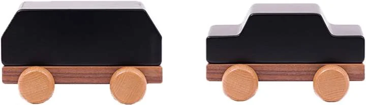 Huzi Design Magnetic Wooden Toy Car Set "Dream Car"