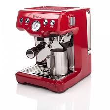 Breville BES920CBXL Dual Boiler Espresso Machine, Cranberry Red