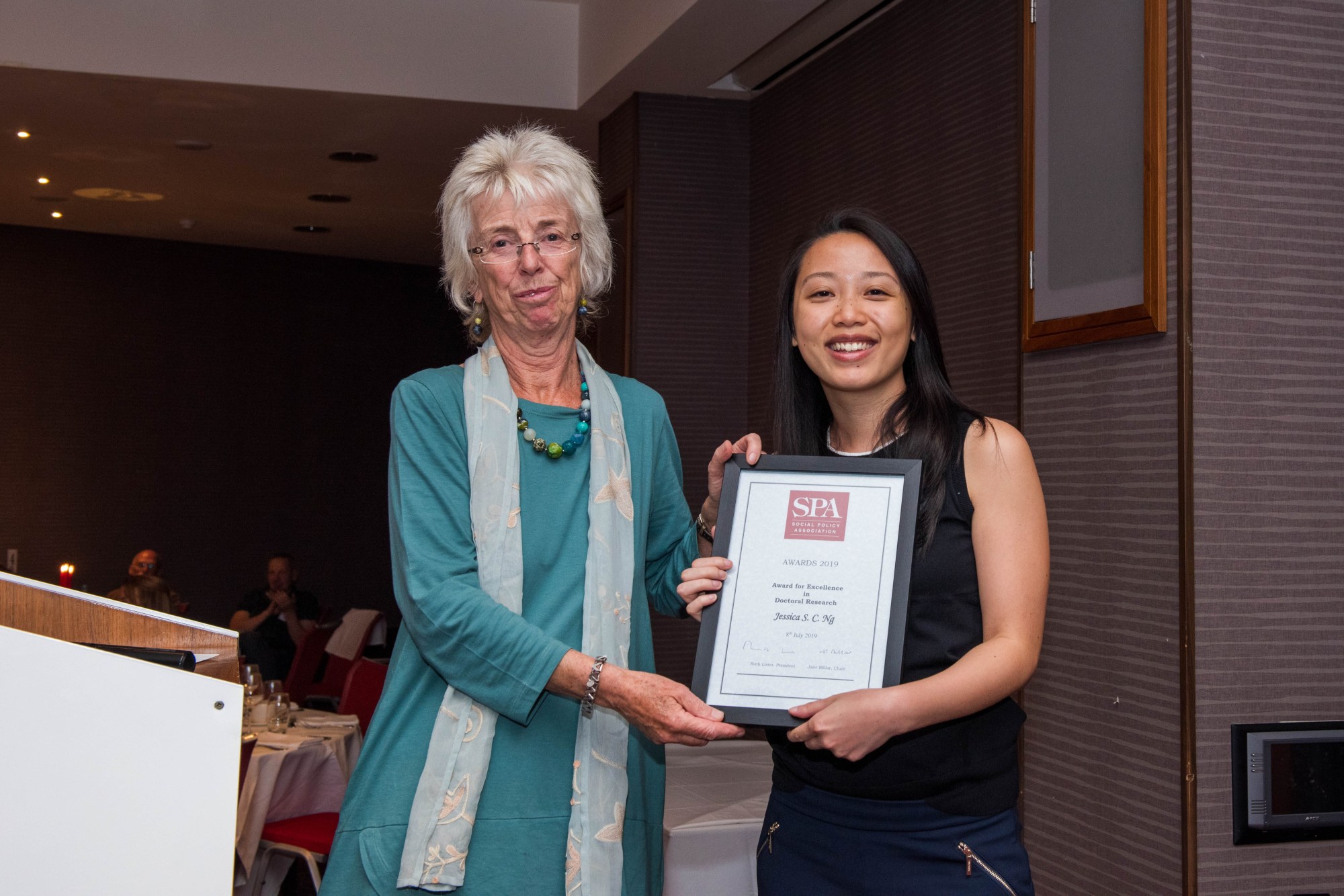 PhD student Jess Ng receives award for doctoral research