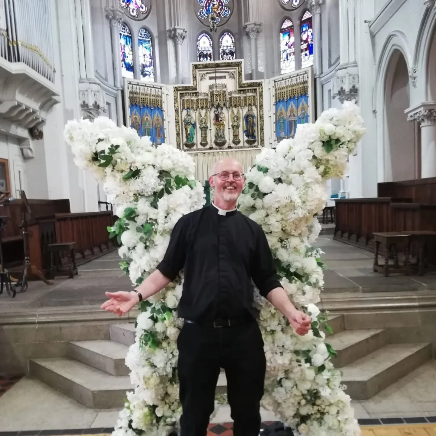 Do angels walk among us - or is it just Fr Phil getting ready for Michaelmas? Join us tomorrow for the feast of St Michael and All Angels!