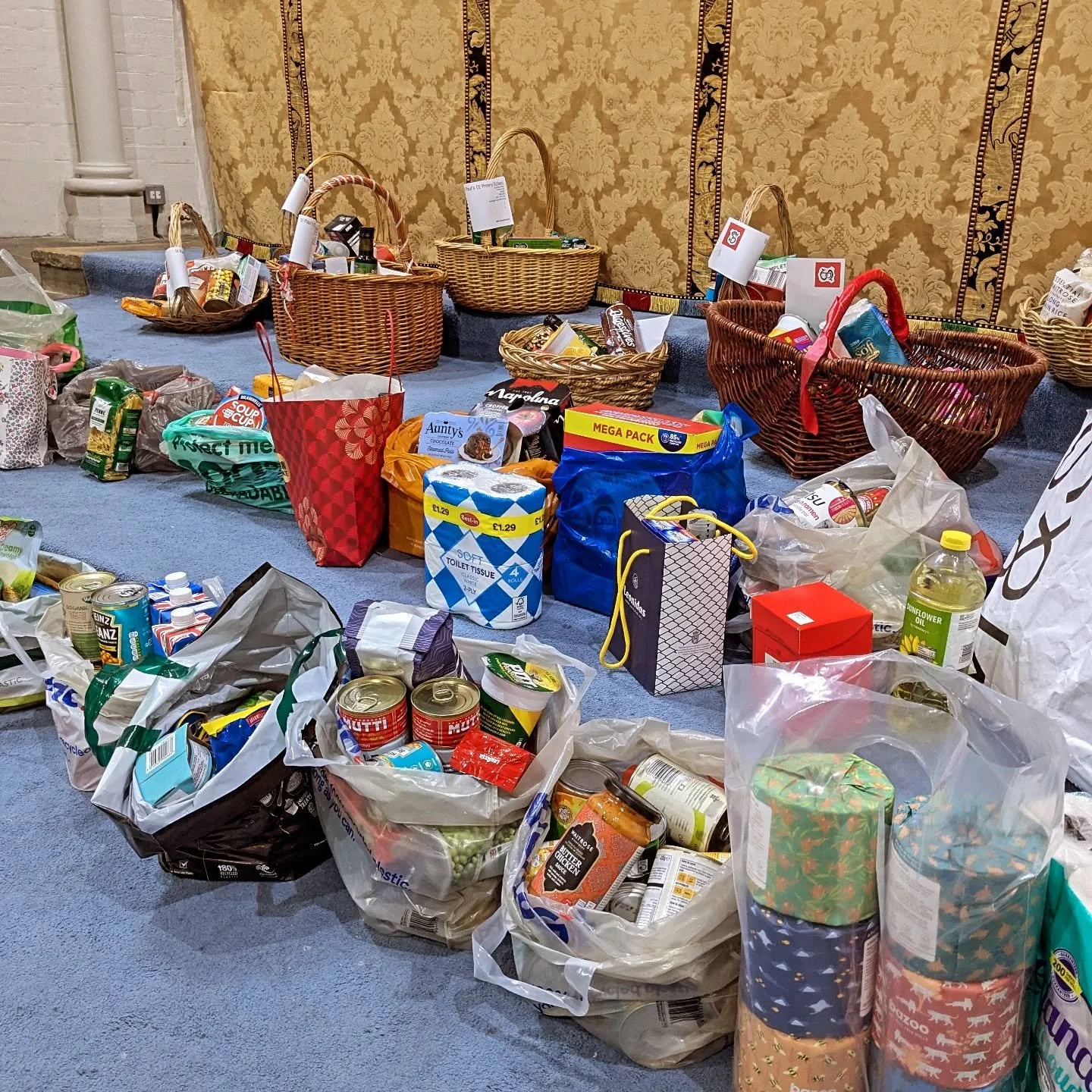 So lovely to have St Paul's School in for our harvest assembly - and thank you to everyone for the lovely harvest gifts that will be passed on to Camden Food Bank.