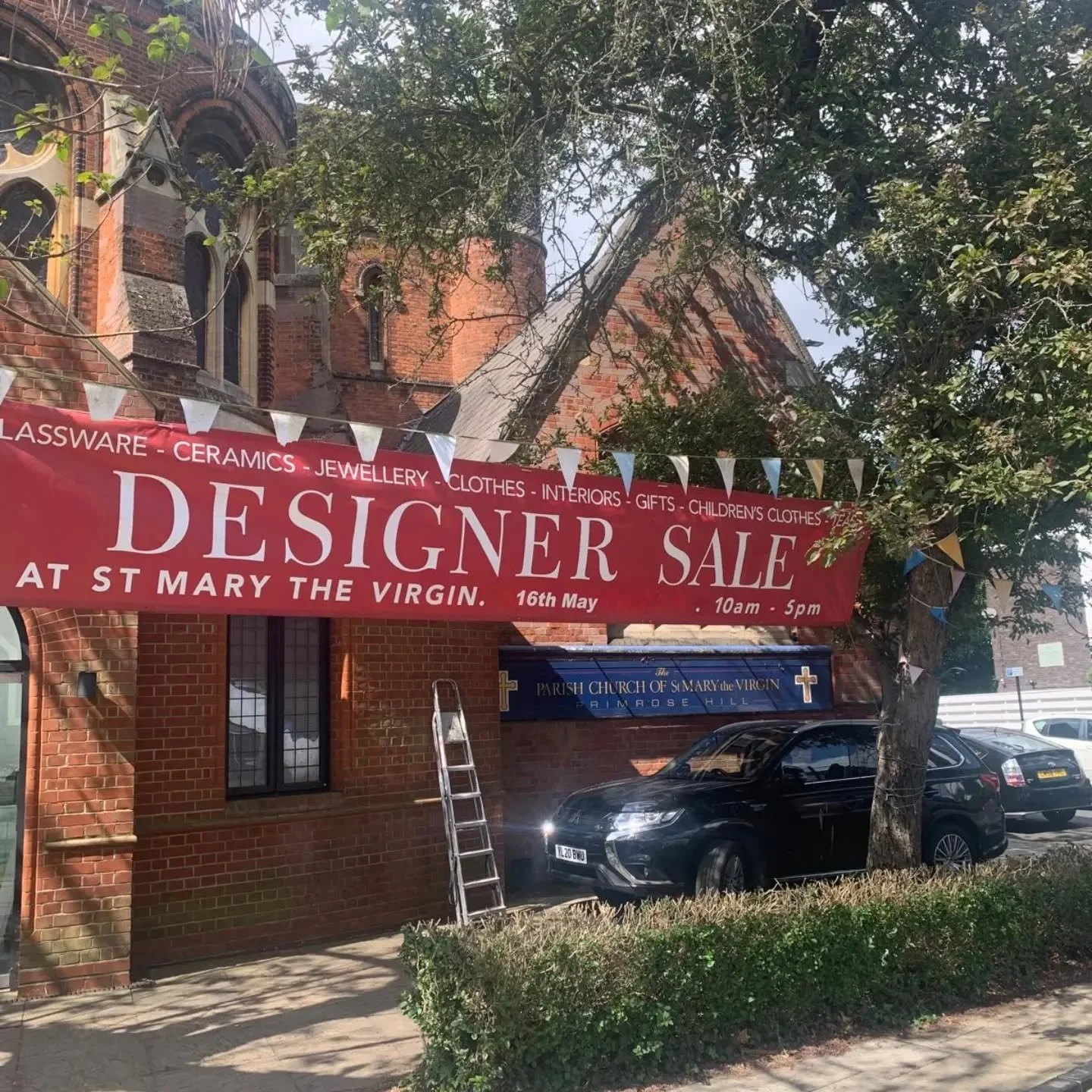 The banners are up, the cake is being made, and we can't wait to welcome you all to the summer edition of the Primrose Hill Designer Sale next Saturday, 16th May, 10am-5pm. 

Come along for the fabulous clothes, jewellery and home goods - but make su