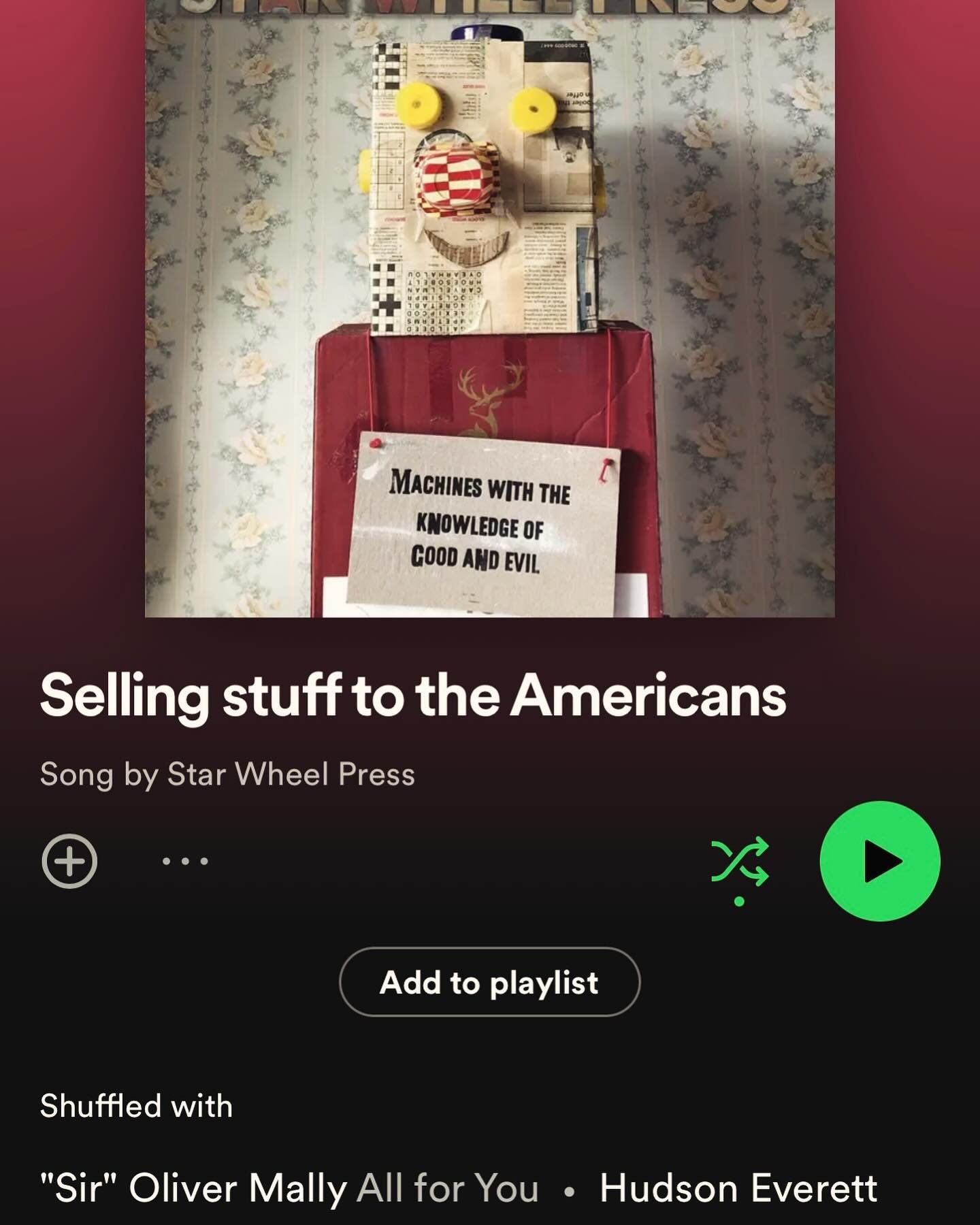 New album is now on Spotify but it sounds way better on vinyl - honest. #newmusic #newmusicscotland #vinyl #records