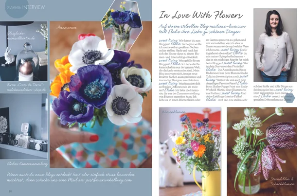 Lovely Press Coverage: madame love in sweet living magazin