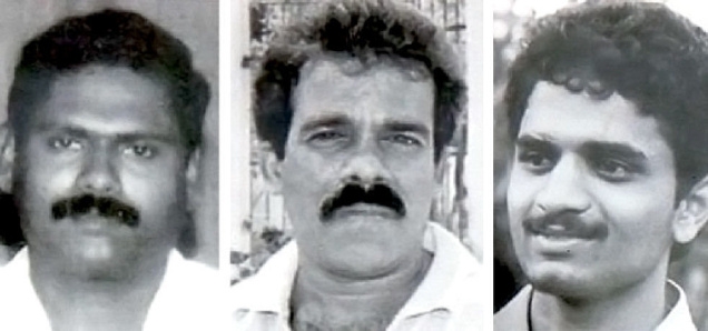 Santhan, Murugan and Perarivalan, convicts in the Rajiv Gandhi assassination case. One of the likely consequences of the decision in their case is a quicker disposal of mercy petitions.
