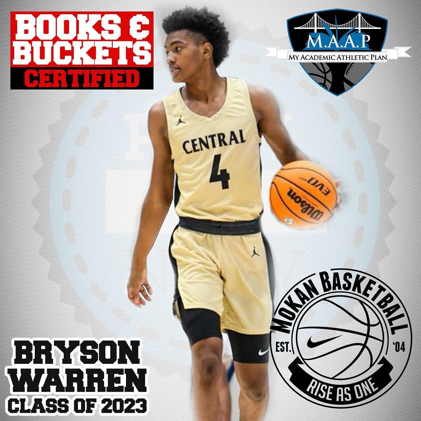 @littlerockcentralbasketball and @mokanelite guard @hesifambryson is ELITE on the court and more importantly, ELITE in the classroom .  Good luck today young fella and keep shooting for the moon!  #pinymokancollab #booksandbuckets #ittakesavillage