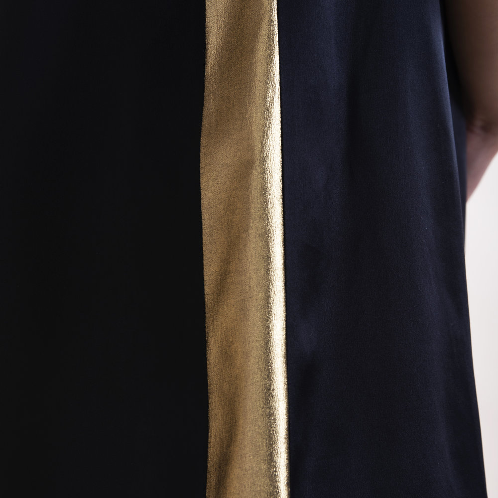 abito elegante sera nero