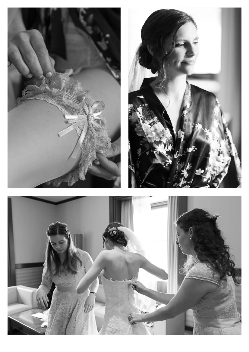 Schloss Hernstein Bride getting ready