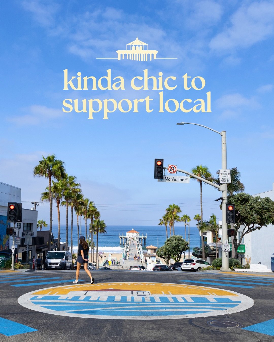 Kinda chic 🩵 
shop small, support local &amp; slow down 
#DowntownManhattanBeach #MBLocalLove #kindachic 

📸 @patrickrecord