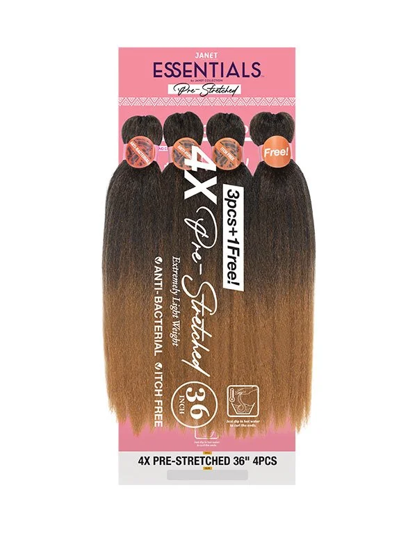 Janet Collection pre stretched braiding hair 4x 36"
