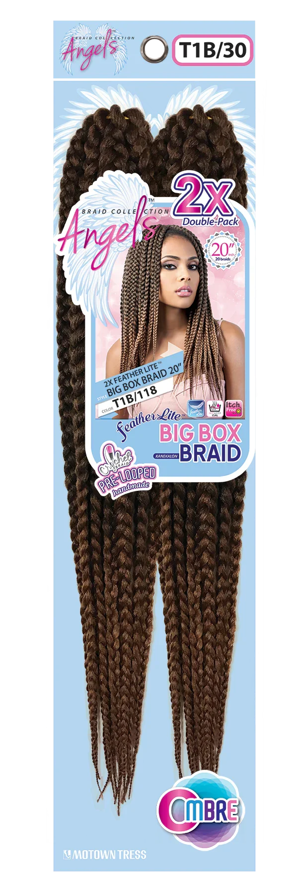 Motown Tress Big Box Braid 20" Angels 2x