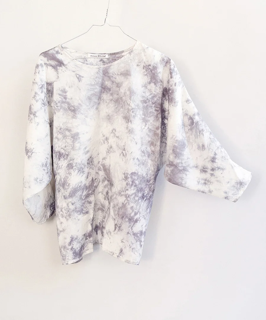 handdyed silkblouse _ one of a kind