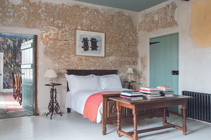 Downstairs master bedroom: Phyllida Barlow, Untitled: streetleaningobjects , 2011, © Phyllida Barlow, courtesy the individual artists and Hauser & Wirth