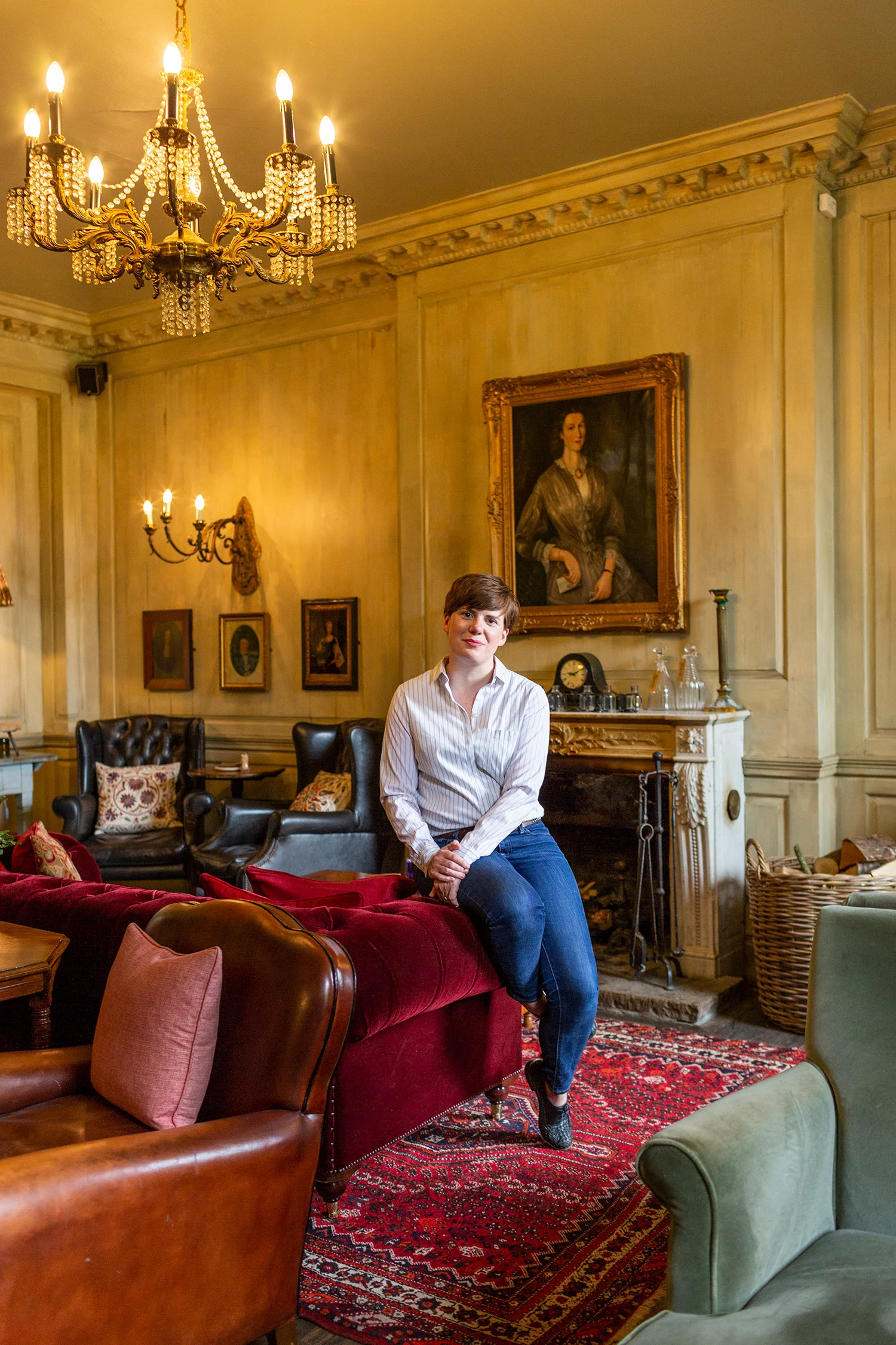Hotel director Sarah Holden with ’extended family’