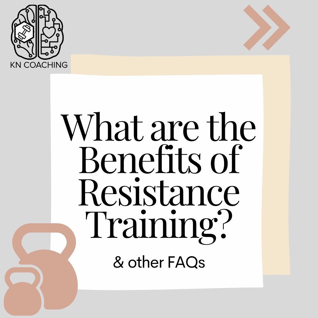 🏋🏼&zwj;♀️What are the benefits of Resistance Training?
⠀
Resistance Training is a form of exercise where the muscles and skeleton are put against a large force, whether that&rsquo;s lifting weights or lifting our own body.
⠀
This causes stress on o