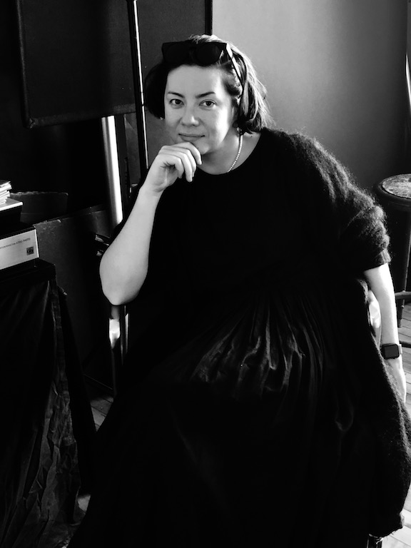 Maria Baranova in her studio