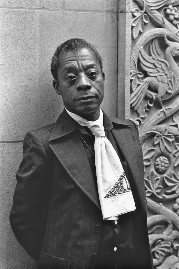 James Baldwin, New York City, 1976; photograph by Nancy Crampton