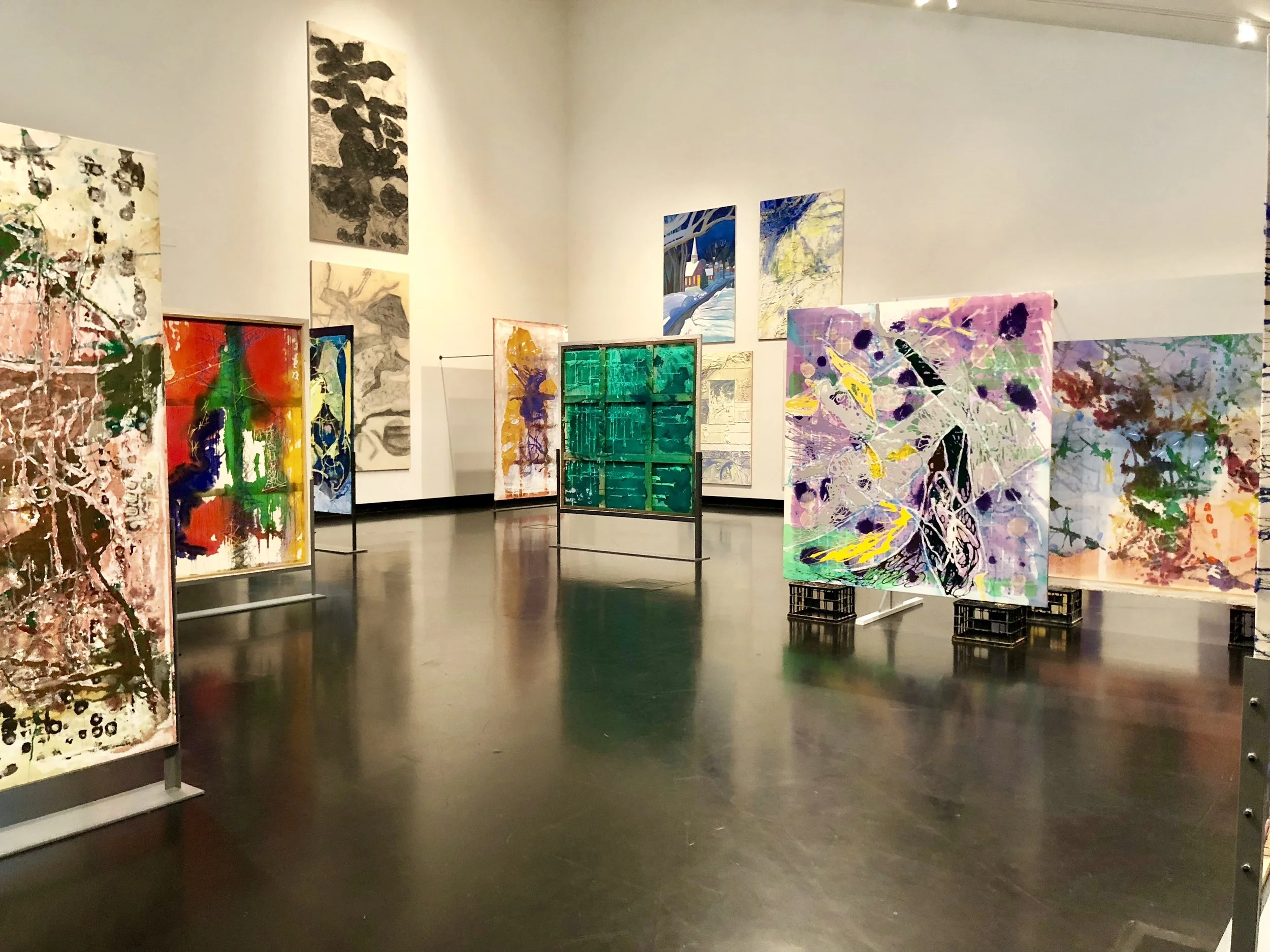Dona Nelson, Stand Alone at the Tang Teaching Museum, Saratoga, New York. July 2018