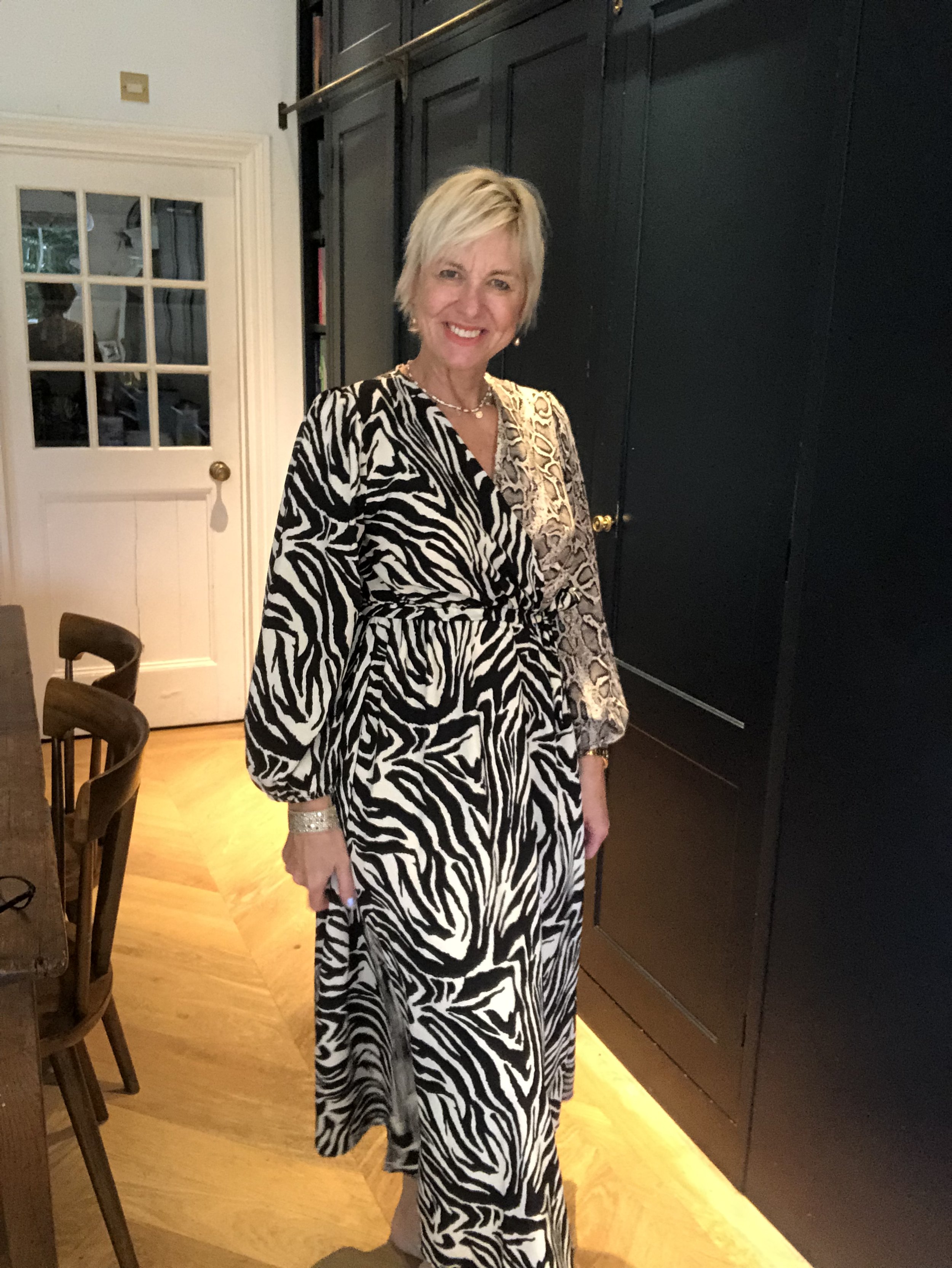 Animal Print Mix Dress