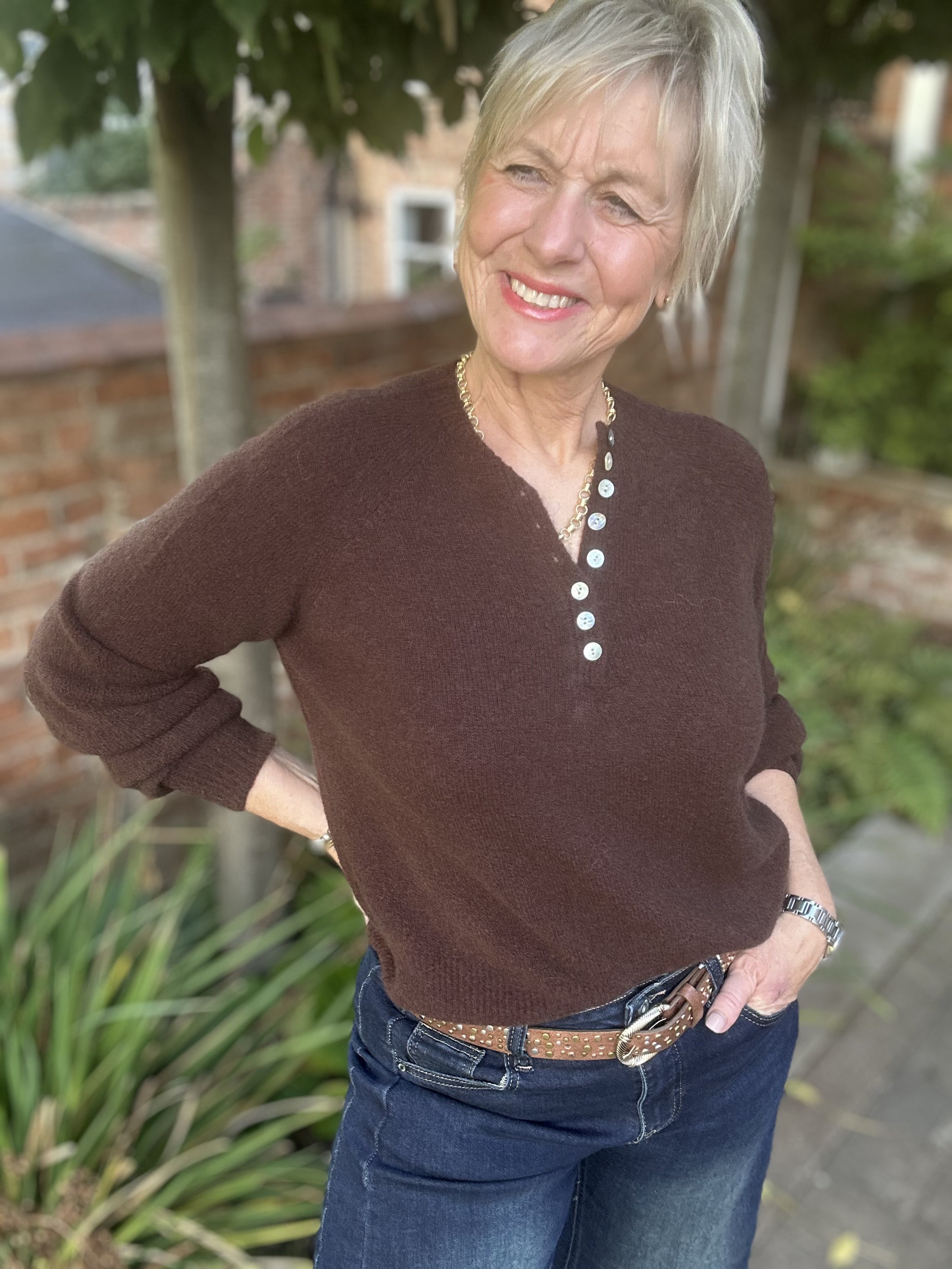 Sasa Button Jumper