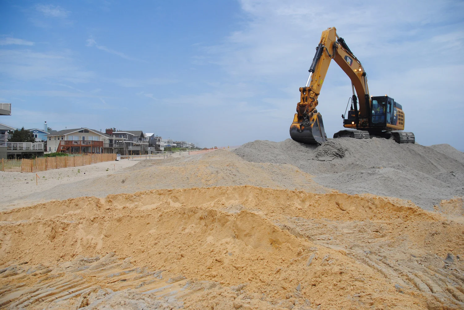 Coastal storm risk reduction project on Long Beach Island. Courtesy U.S. Army Corps of Engineers