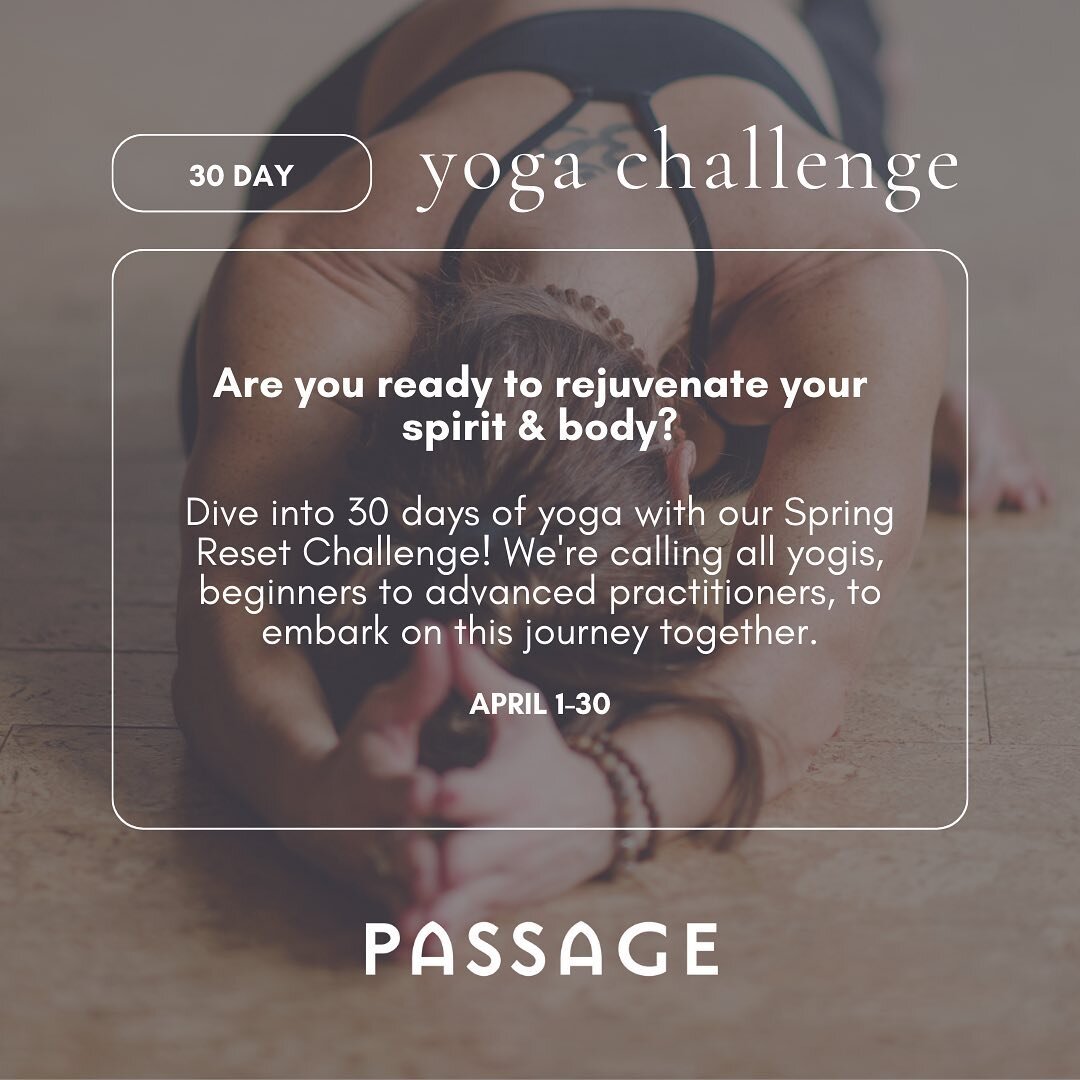 🌟&nbsp;Join Our Yoga Challenge!&nbsp;🌟

🧘&zwj;♀️&nbsp;Experience how yoga can shift you mentally and physically by disciplining to 25 classes in 30 days. Whether you&rsquo;re aiming to deepen your practice, enhance flexibility, or find inner peace