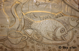 BACK SPLASH OVER THE KITCHEN SINK