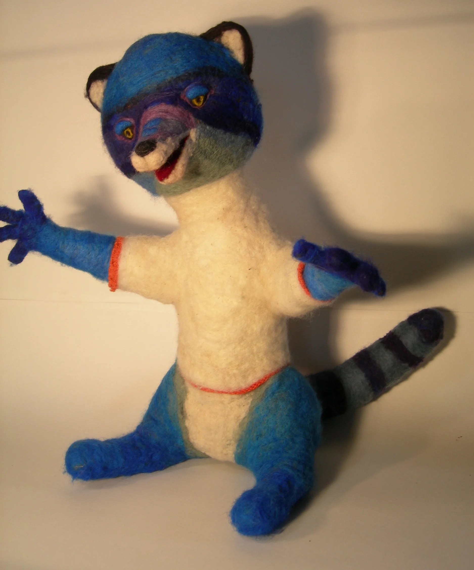 blue raccoon