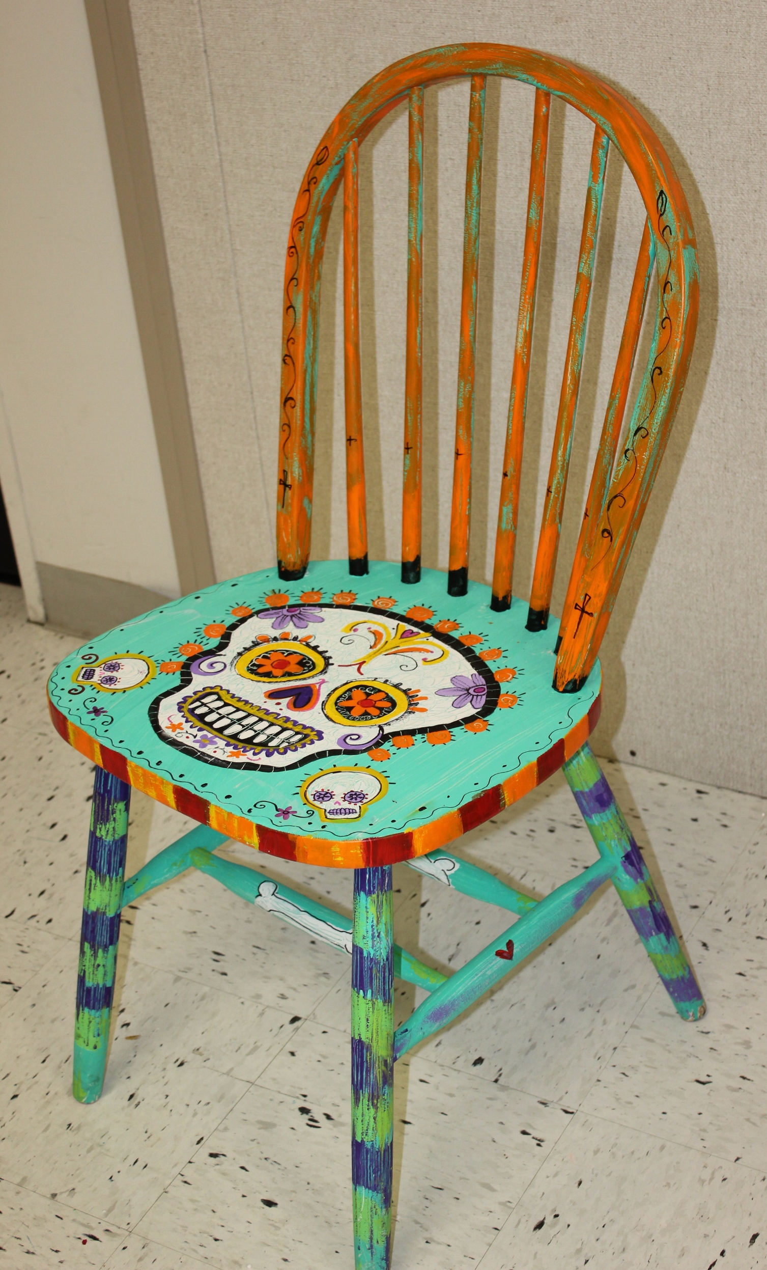 DAY OF THE DEAD CHAIR
