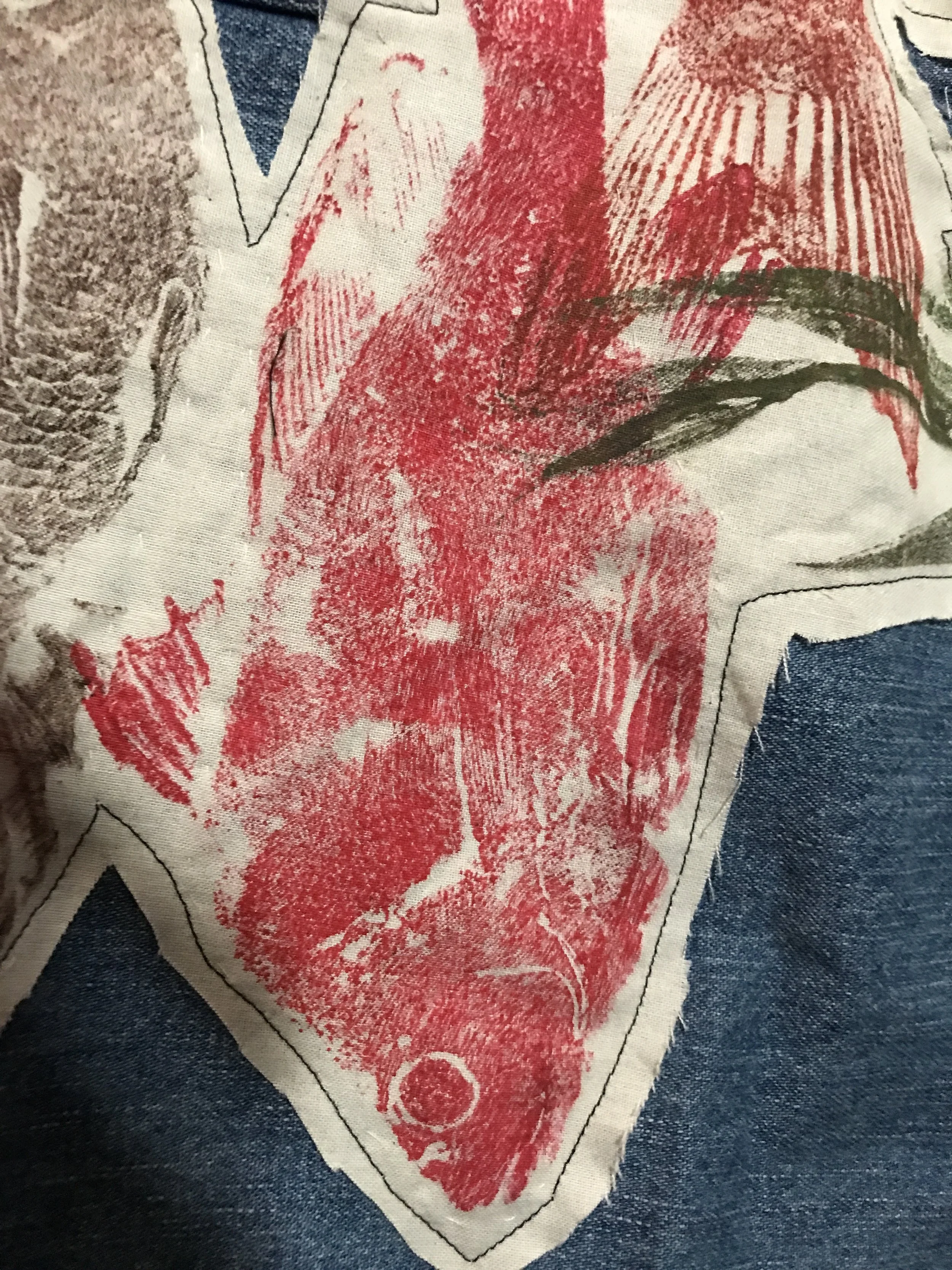 GYOTAKU PRINT FISH JACKET