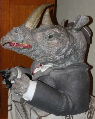 ceramic rhino