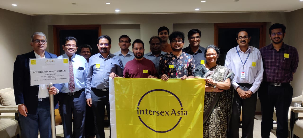 Experts at 1st ever State Policy Meeting on Intersex Human Rights Meeting with Government of Tamil Nadu jointly organised by Intersex Asia