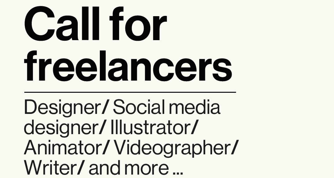 ILGA Asia is looking for Freelancers