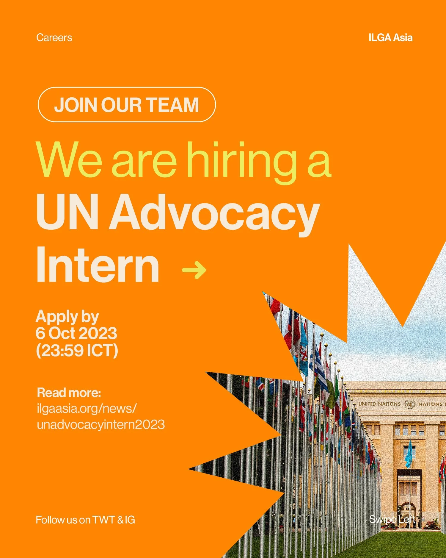 ILGA Asia is looking for a UN Advocacy Intern