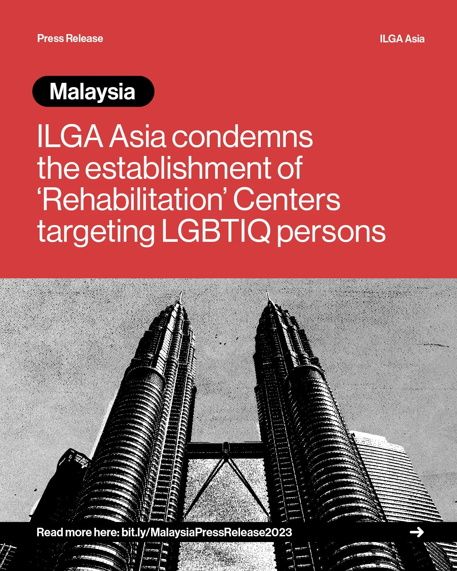 Malaysia: ILGA Asia condemns the establishment of ‘Rehabilitation’ Centers targeting LGBTIQ persons