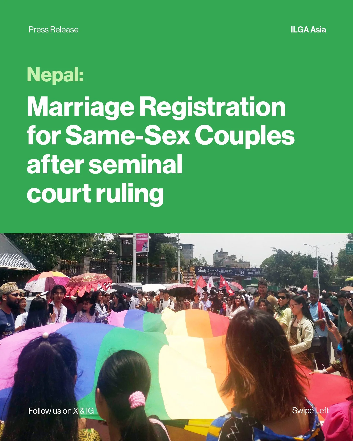 Nepal: Marriage Registration for Same-Sex Couples after seminal court ruling