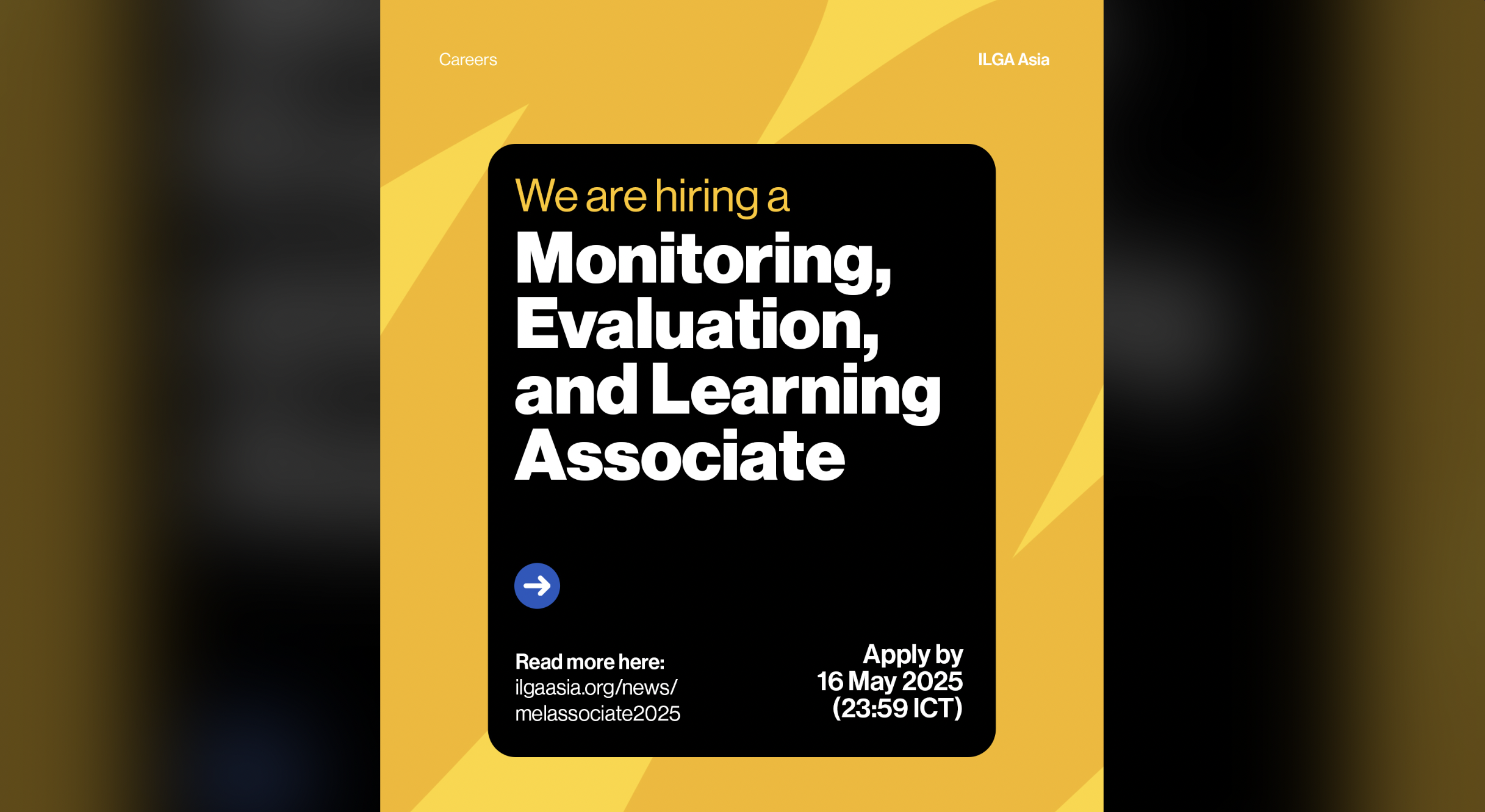 We are hiring a Monitoring, Evaluation and Learning Associate!