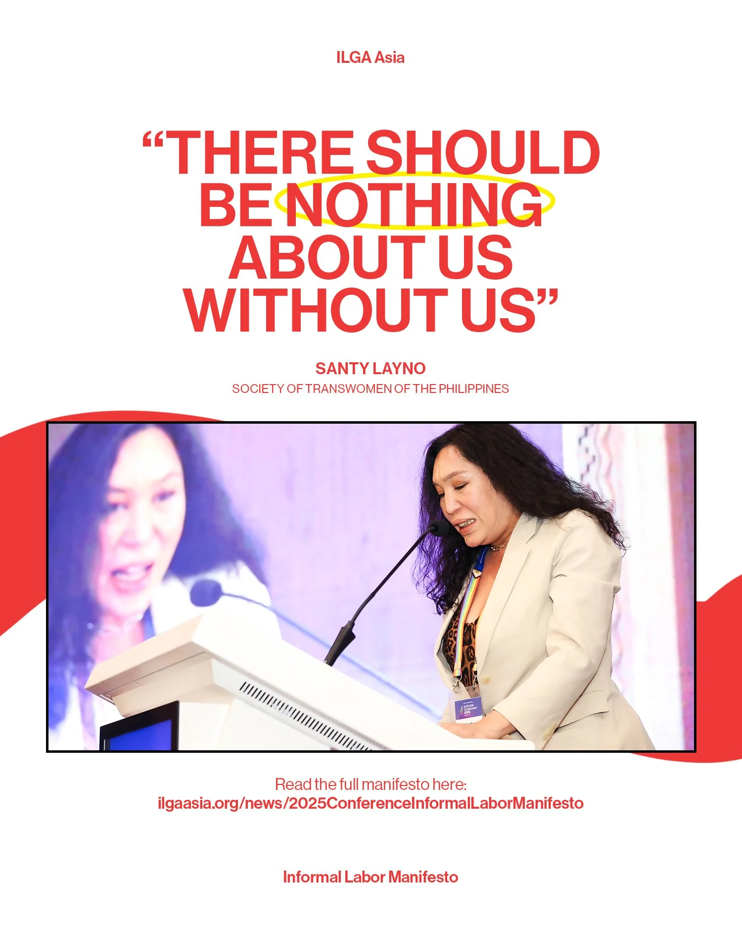 Informal Work Pre-Conference Statement: ILGA Asia Conference 2025