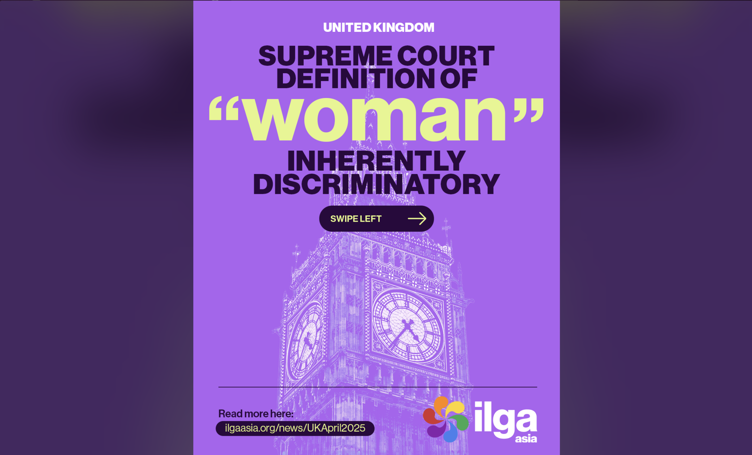 United Kingdom: Supreme Court definition of “woman” inherently discriminatory