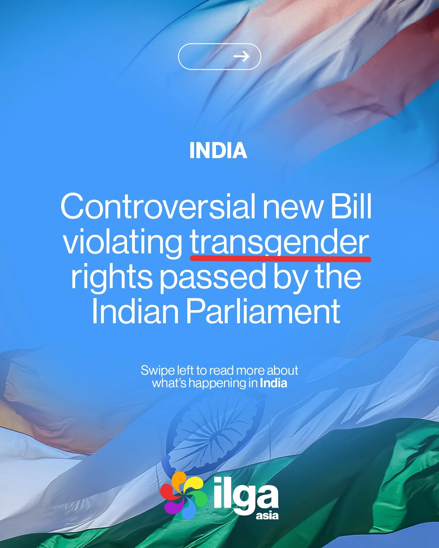 India: Controversial new Bill violating transgender rights passed by the Indian Parliament